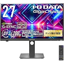 Amazon.co.jp: IODATA GigaCrysta MiniLED ゲーミングモニター 27